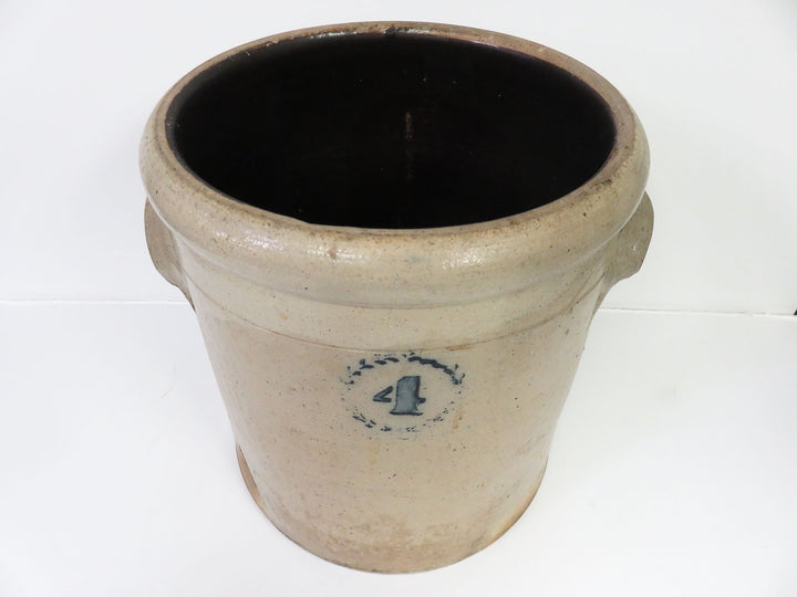 Antique Four Gallon Crock