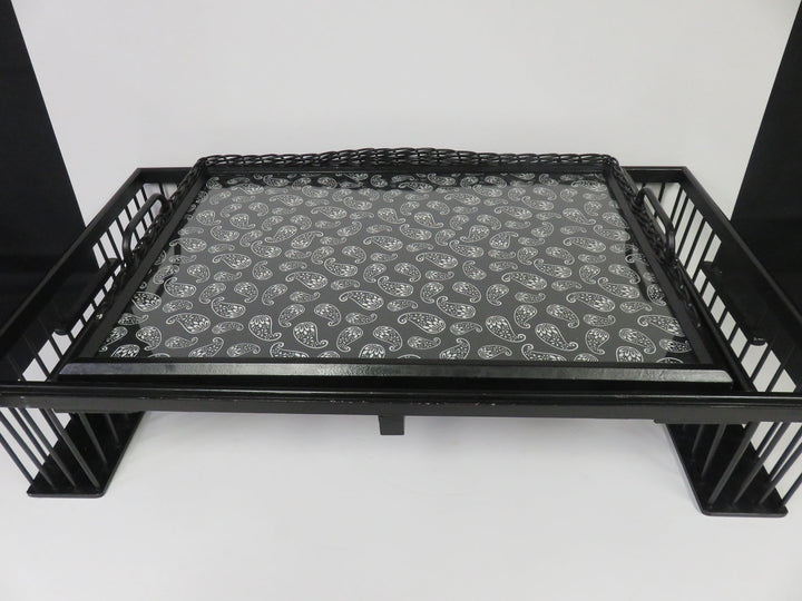 Black Deluxe Breakfast Tray