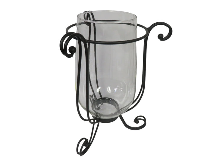 Wrought Iron Hurricane Candleholder