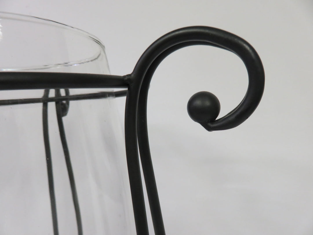 Wrought Iron Hurricane Candleholder