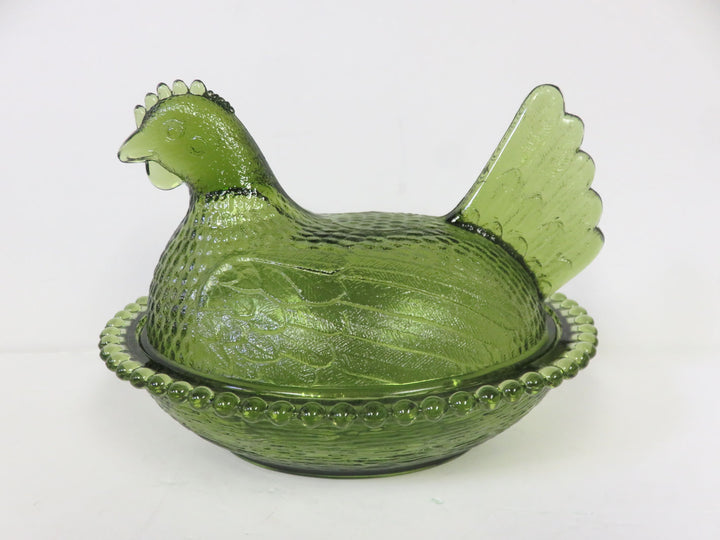 Vintage Green Nested Hen