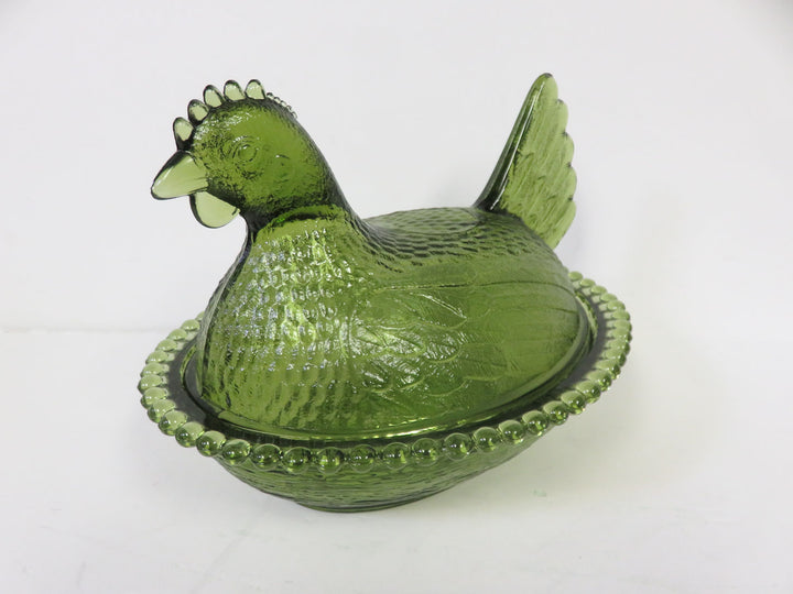 Vintage Green Nested Hen