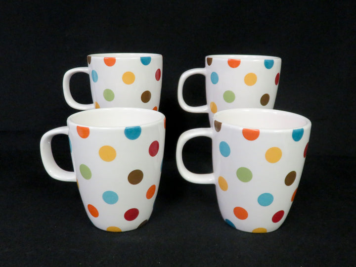 Pier 1 Polka Dot Mugs