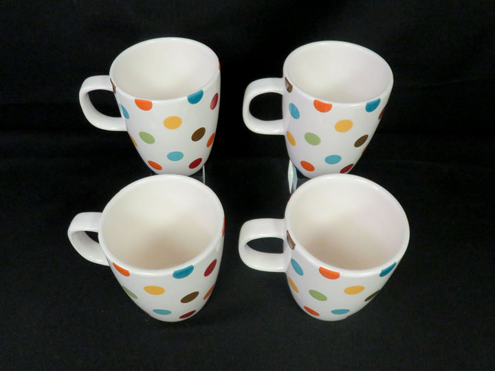 Pier 1 Polka Dot Mugs