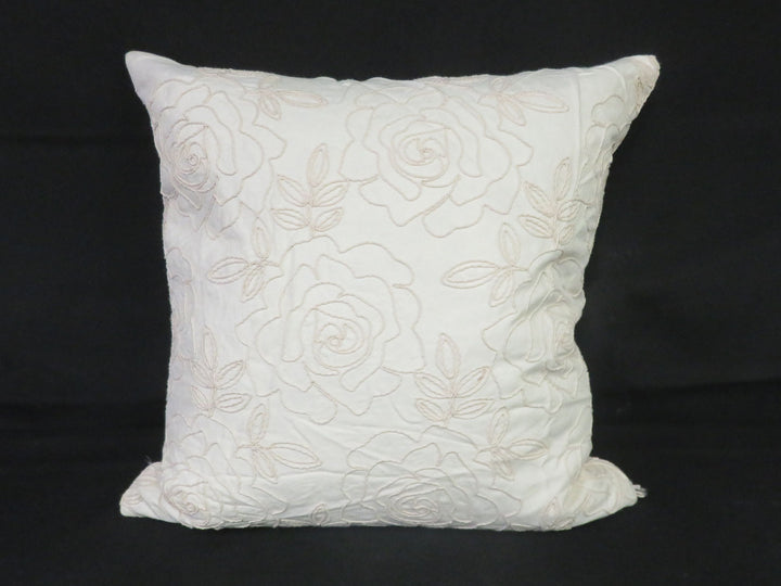 Crewel Work Throw Pillow