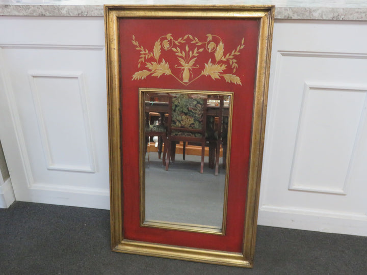 Beveled Mirror with Painted Frame