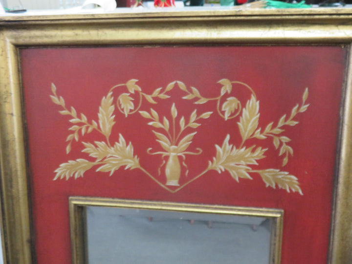 Beveled Mirror with Painted Frame