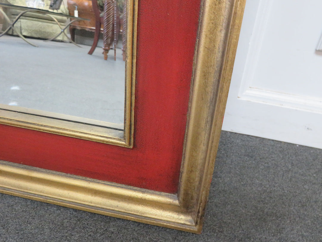 Beveled Mirror with Painted Frame