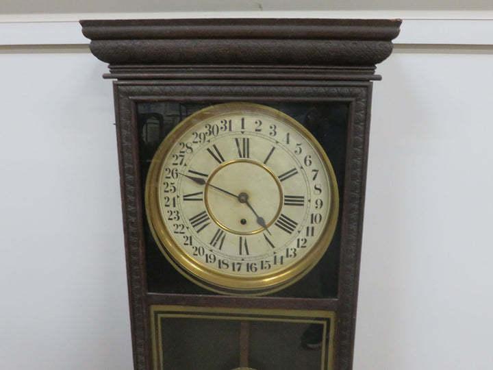 Antique Sessions Regulator Clock