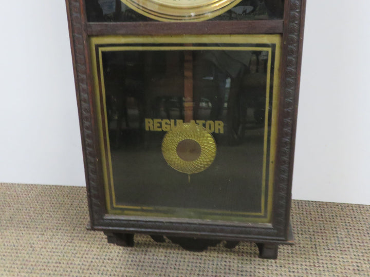 Antique Sessions Regulator Clock