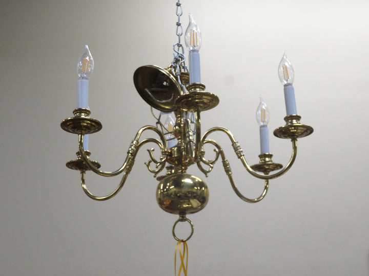 Traditional Brass Chandelier