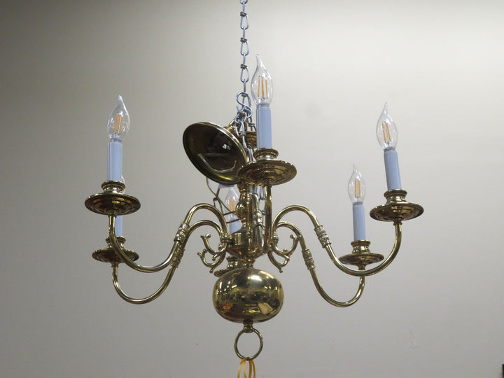 Traditional Brass Chandelier