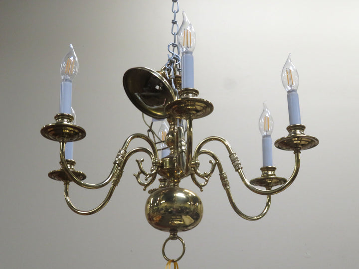 Traditional Brass Chandelier