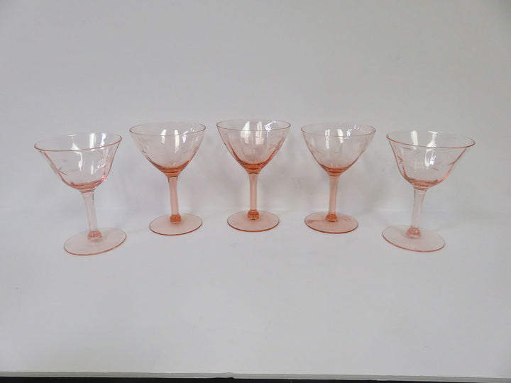 Pink Champagne Coupes