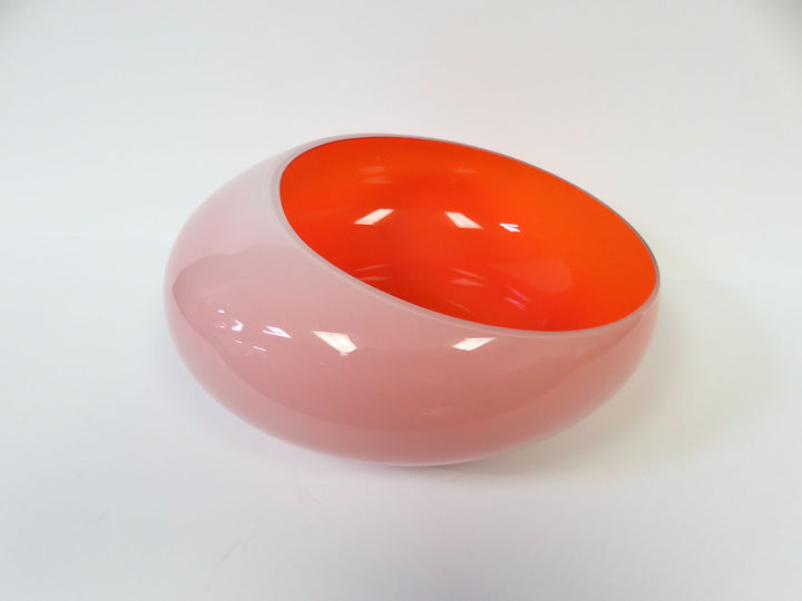 Carnaby Orange Art Glass Bowl