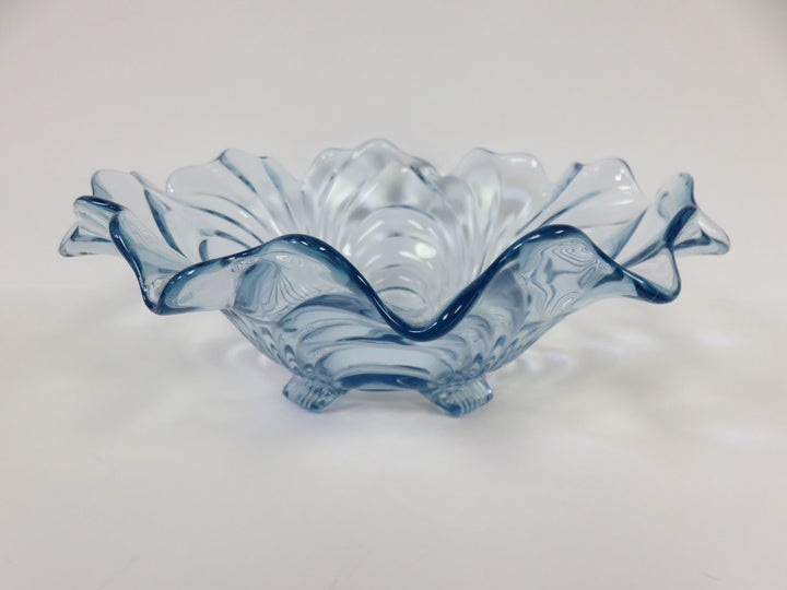 Caprice Blue Depression Glass Bowl