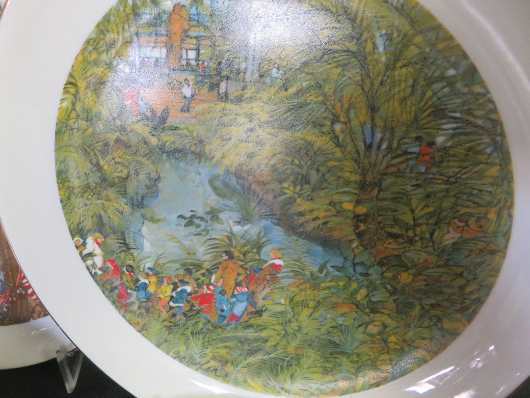 Chicago Themed Plates by Franklin McMahon