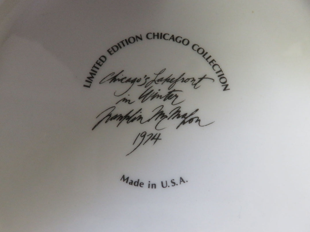 Chicago Themed Plates by Franklin McMahon