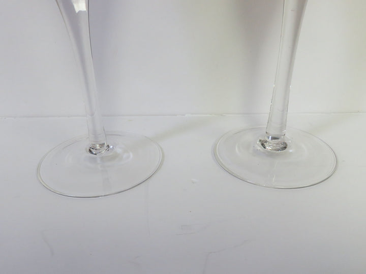 Amethyst Fluted Wine Glasses