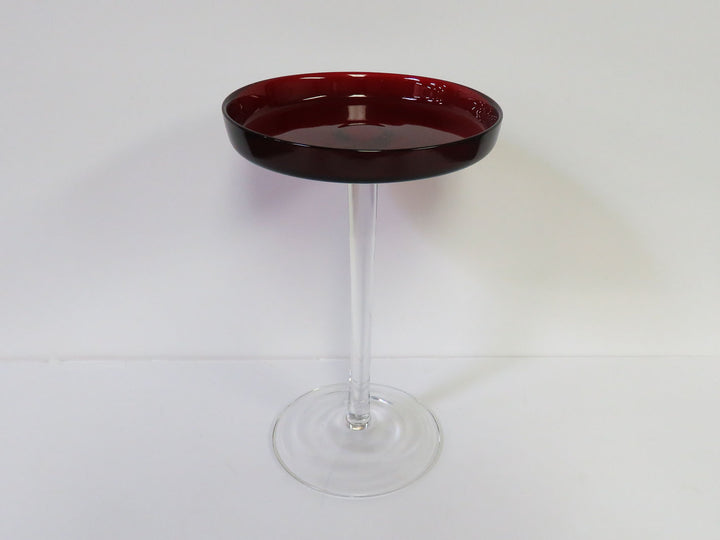 Red Pedestal Candy Dish