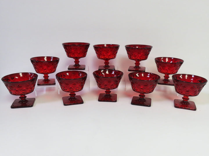 Ruby Compote Dishes