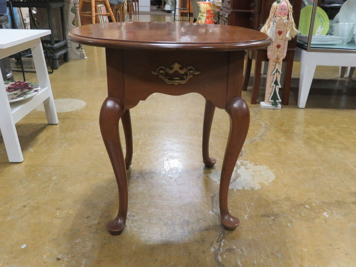 Chippendale Cherry End Table