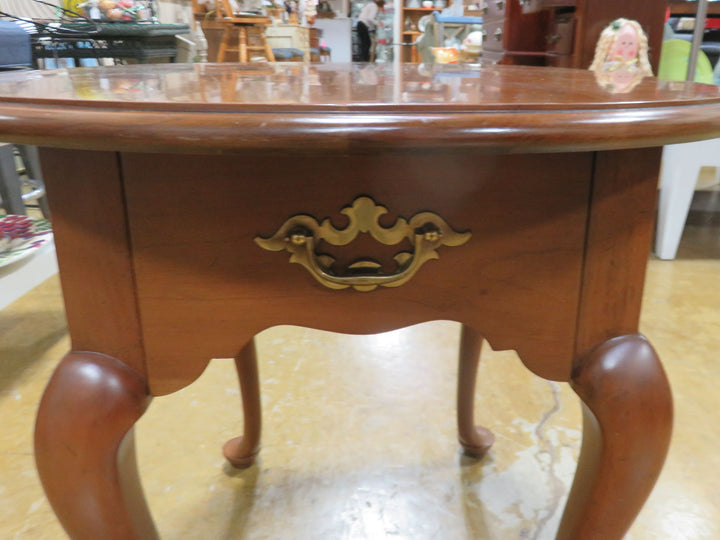 Chippendale Cherry End Table