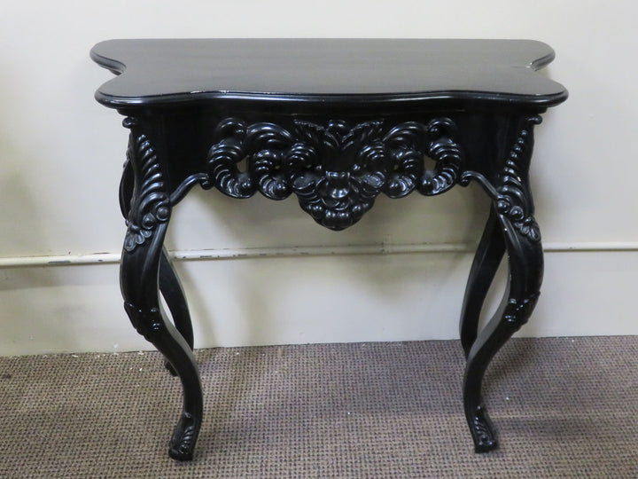 Small Black Console Table