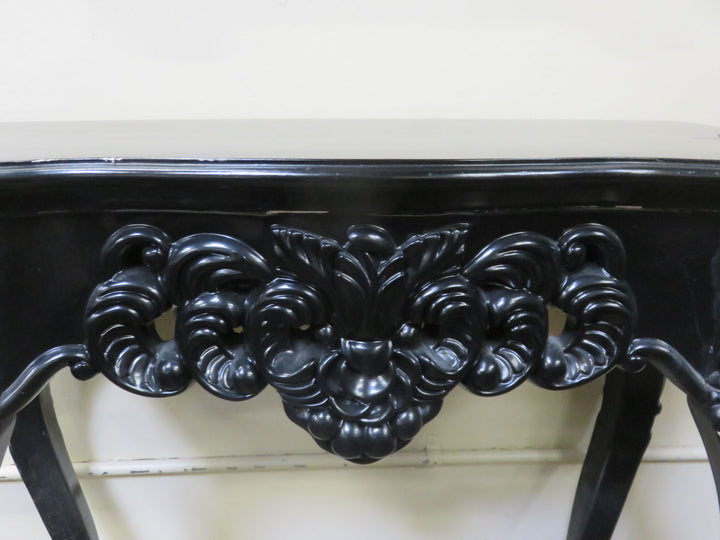 Small Black Console Table