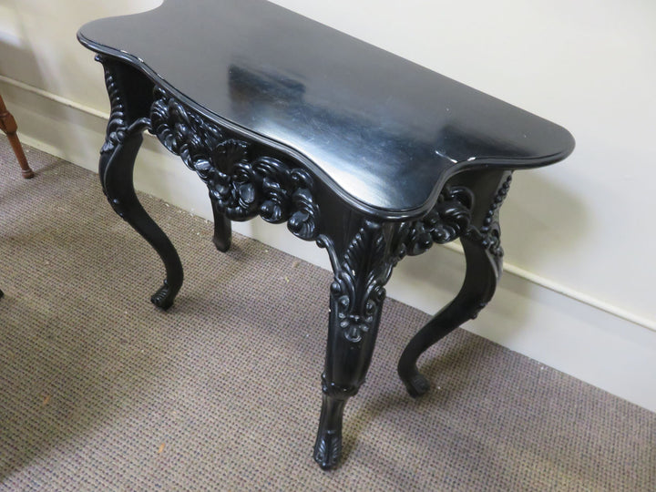 Small Black Console Table