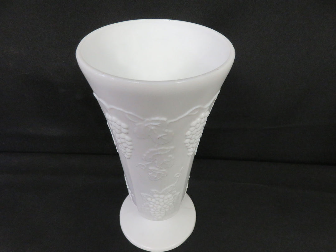 Milk Glass Footed Vase