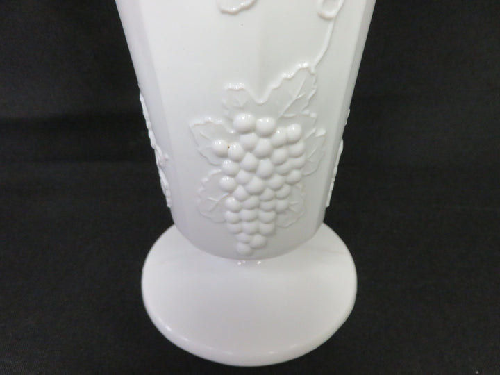 Milk Glass Footed Vase