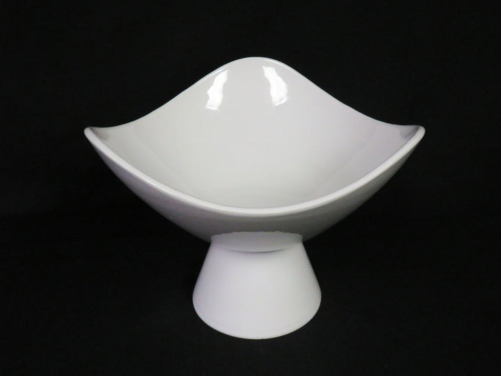 Contemporary White Pedastal Bowl