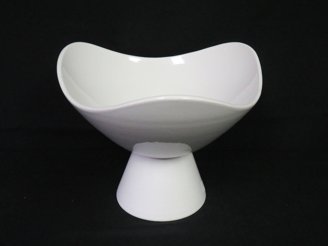 Contemporary White Pedastal Bowl