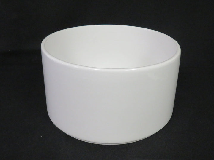 Glossy White Round Bowl