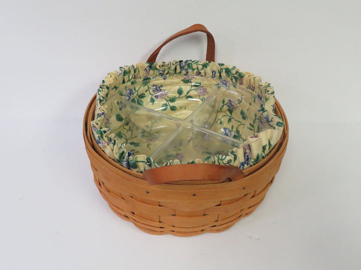 Longaberger Four Sectioned Basket