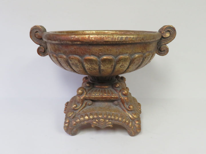 Gold Pedastal Display Bowl