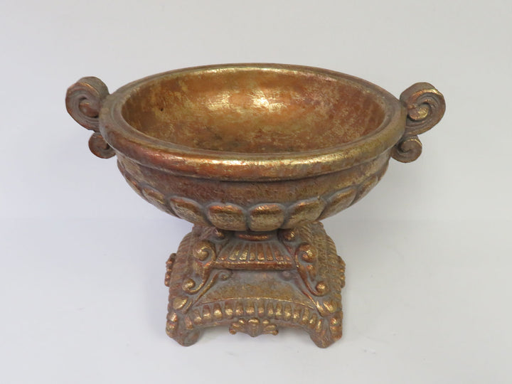 Gold Pedastal Display Bowl