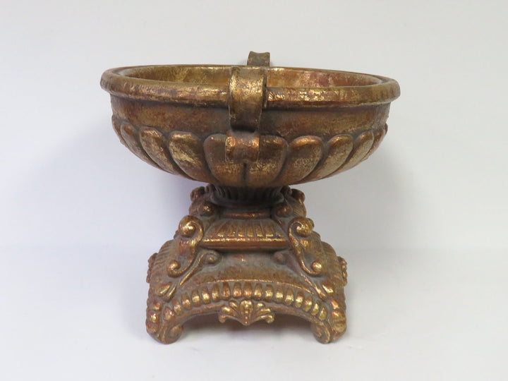 Gold Pedastal Display Bowl