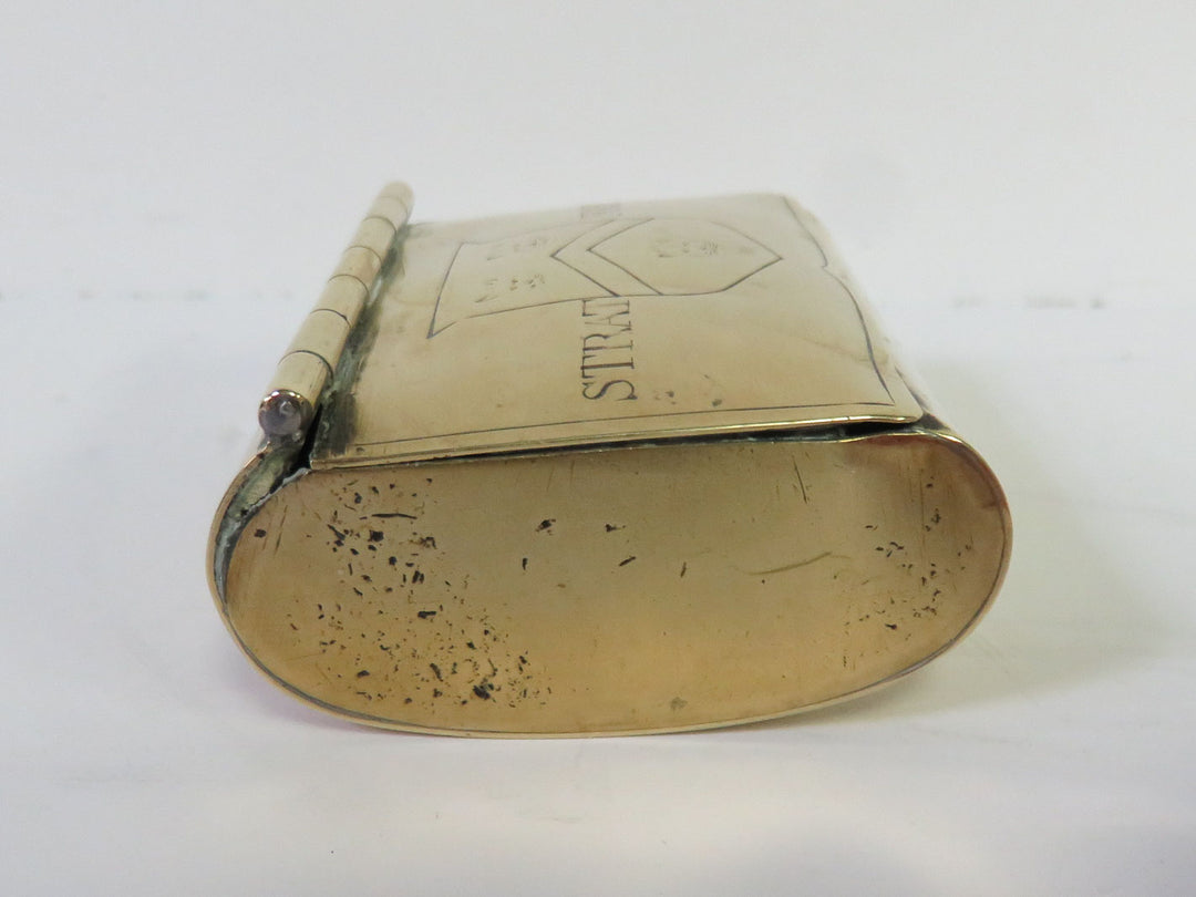 Vintage Brass Snuff Box