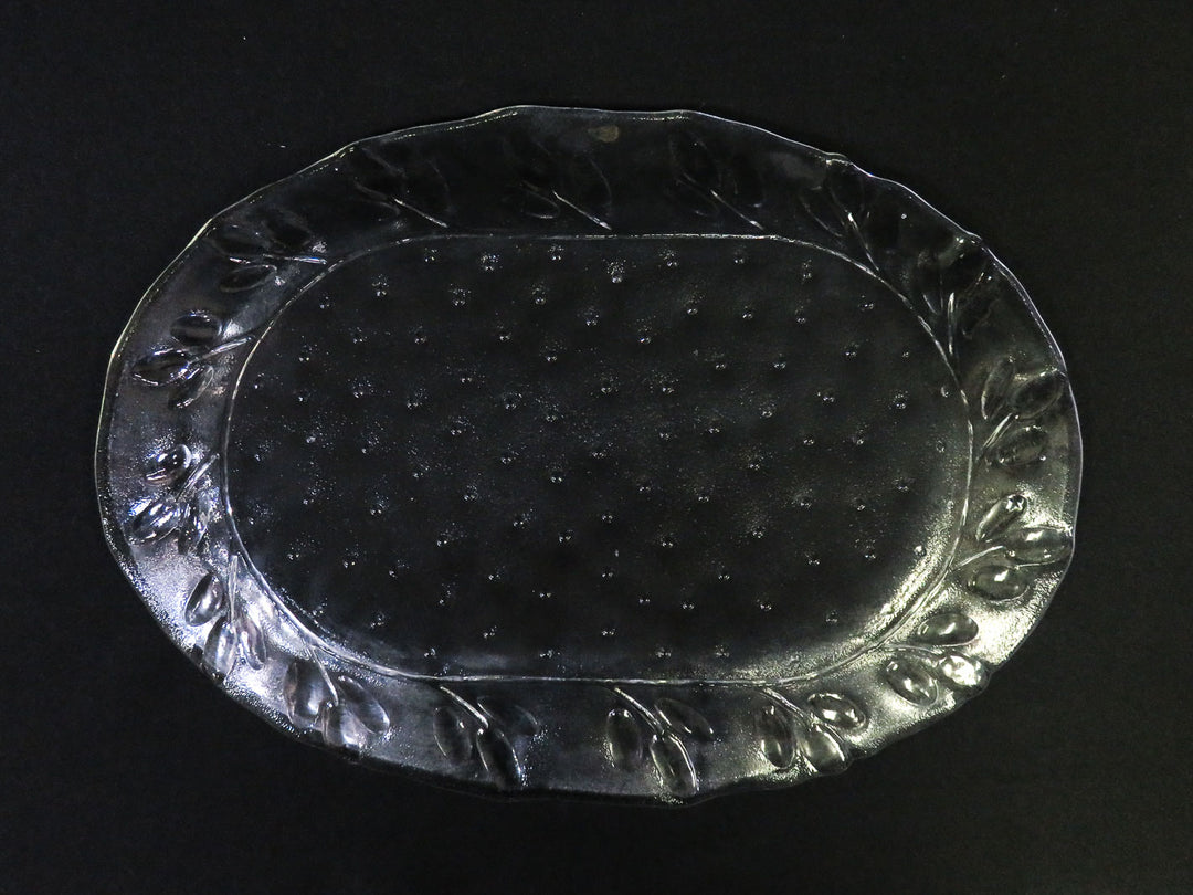 Textured Glass Platter