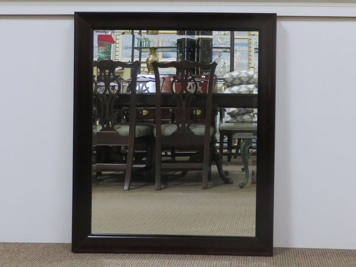 Beveled Mirror in Dark Frame