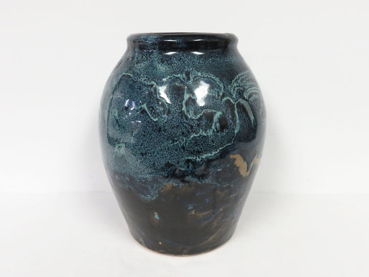 Blue Pottery Vessel