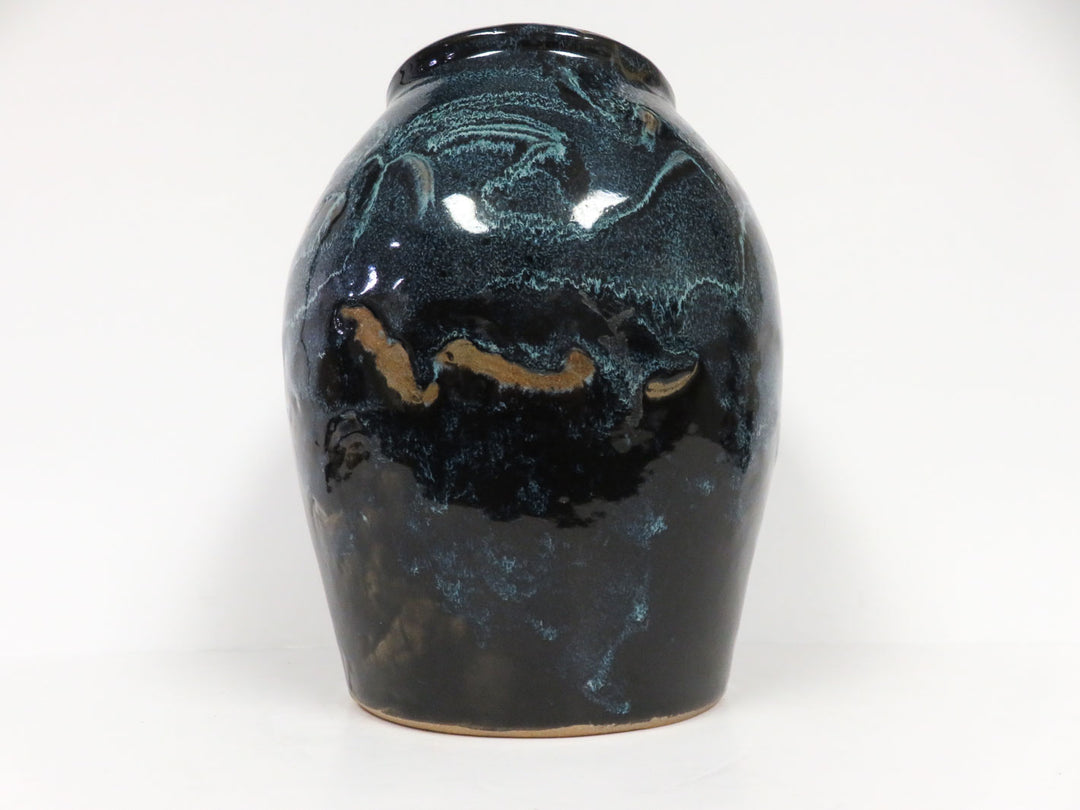 Blue Pottery Vessel