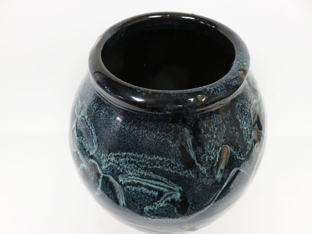 Blue Pottery Vessel