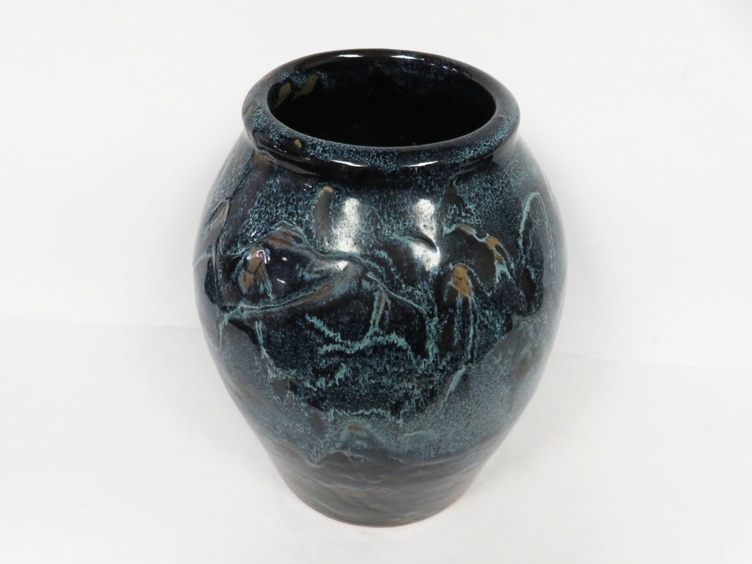 Blue Pottery Vessel