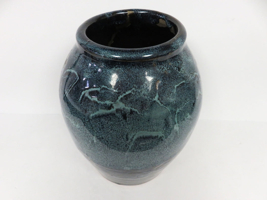 Blue Pottery Vessel