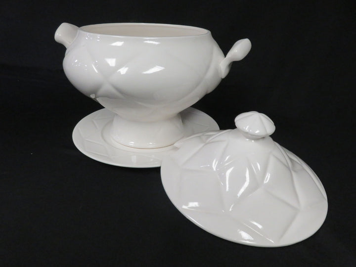 White Tureen with Underplate