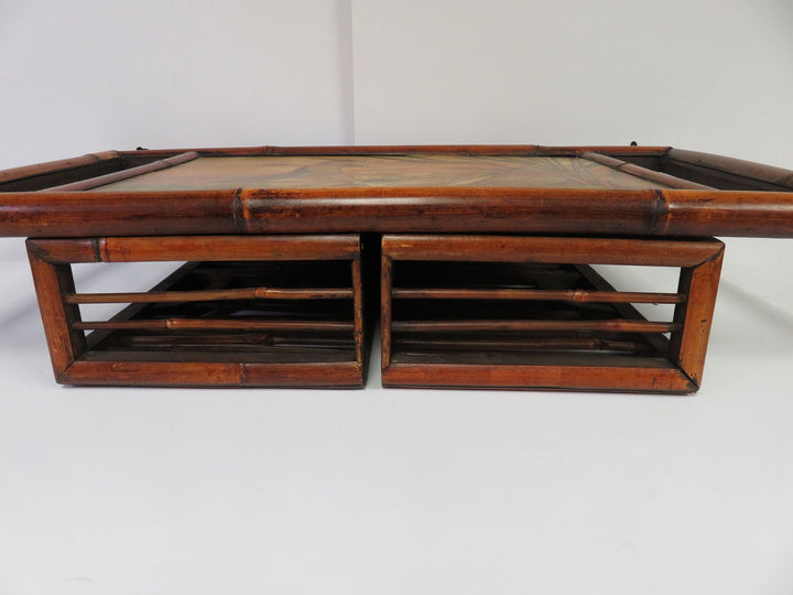 Bamboo Bed Tray with Storage