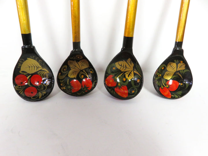 Vintage Khokloma Spoon Set